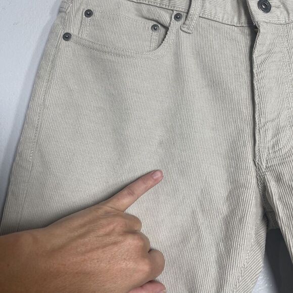 J.CREW 484 Slim-fit Pant in Corduroy Pants 30x32 Natural Stone NEW Casual Basic - Picture 12 of 13